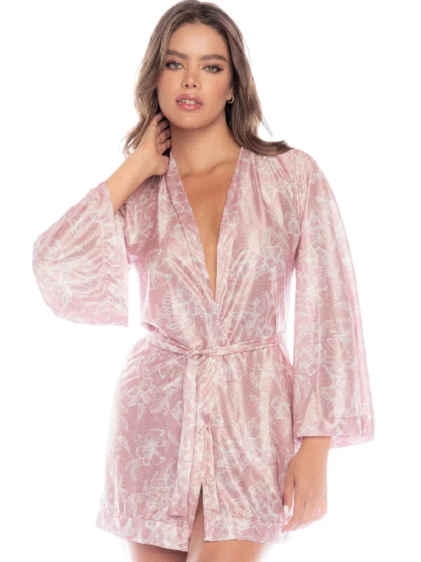 floral - printed women robes for a feminine touchLoungerie Soft Robe