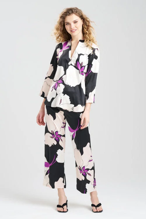 women's pajama sets for a beach vacation sleepwearMajestic Orchid PJ