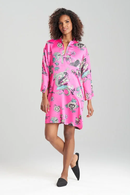 women's sleepshirts with a modern minimalist styleImperial Dragon Mandarin Sleepshirt