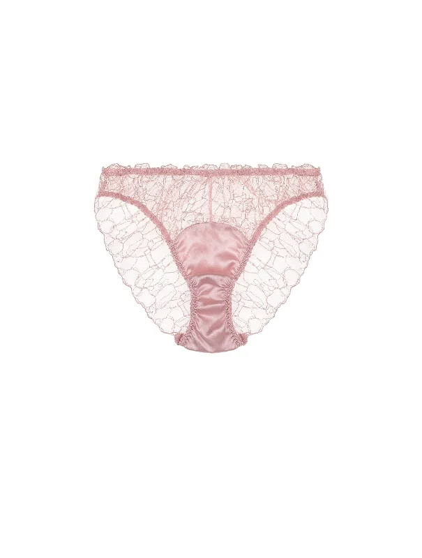 seamless low - rise women briefs for a sleek fitMaple Embroidered Brief