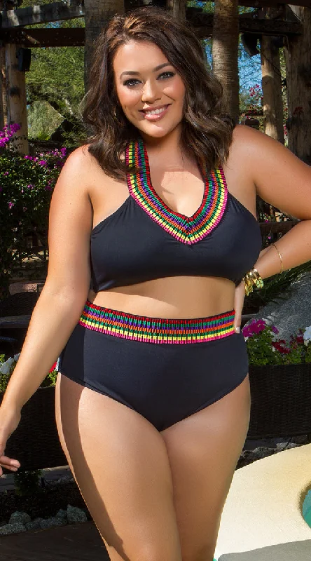 maternity women bikini briefs for expectant momsYandy Plus Size Cozumel Bikini Bottom