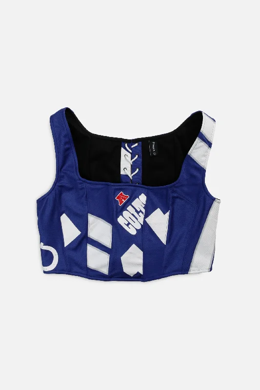 modern women bustiers and corsets trendsRework Indianapolis Colts NFL Corset - L