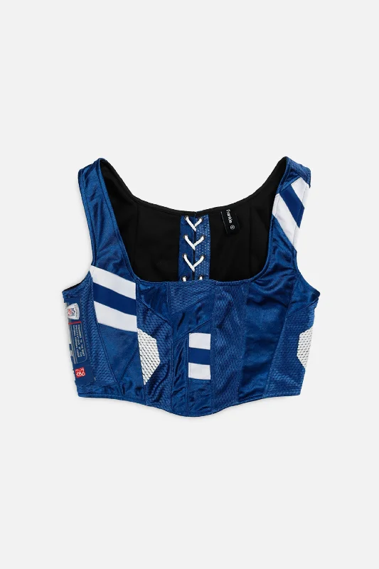 bridal women bustiers and corsetsRework Indianapolis Colts NFL Corset - XS