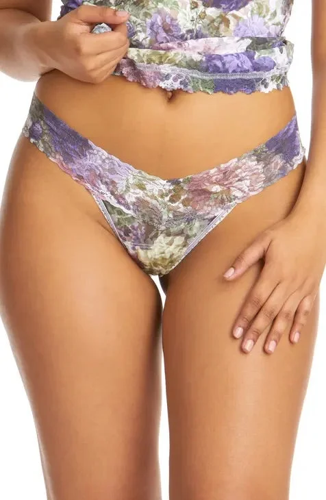 moisture - wicking women thongs for gym workoutsHanky Panky Low Rise Thong Printed