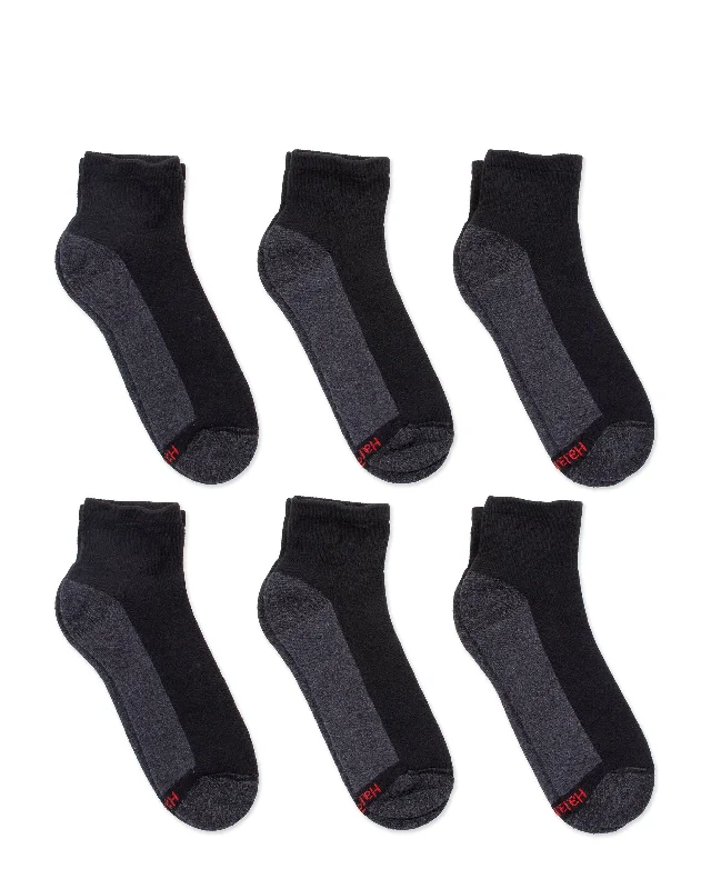 Women's Bridal Lingerie Collection Hanes Mens FreshIQ Max Cushion Ankle 6-Pack