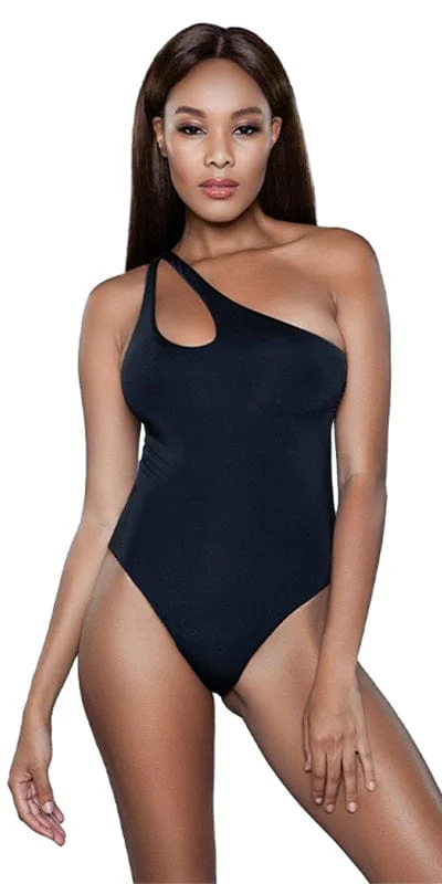 plus size friendly women sexy lingerieSexy Jade Asymmetrical One Shoulder Swimsuit
