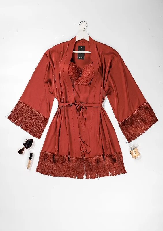 women robes for a beach vacation as cover - upsRobe set