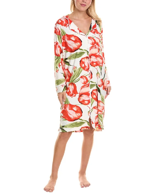 women lounge dress for a maternity - friendly optionANNA KAY Silk-Blend Chemise