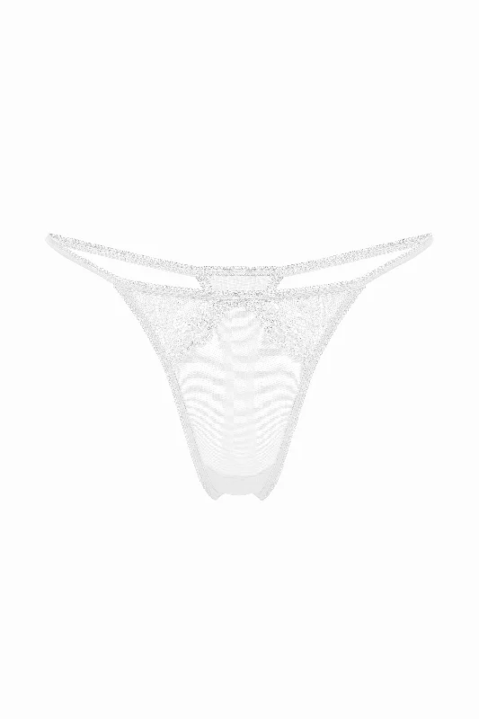 seamless high - cut women thongs for a seamless silhouetteLili white thongs