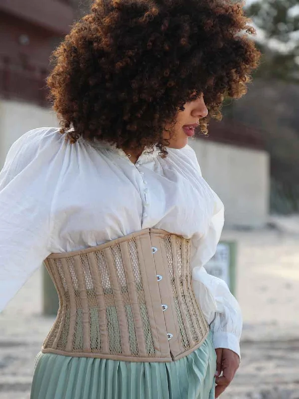 strapless women bustiers and corsets stylePlus Size Mesh Romantic Curve Standard Underbust Corset : CS-411 strapless women bustiers and corsets stylePlus Size Mesh Romantic Curve Standard Underbust Corset : CS-411