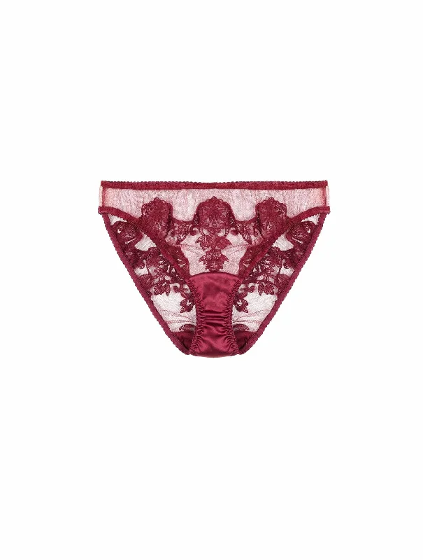 seamless thermal women briefs for added warmthGisele Embroidered Brief