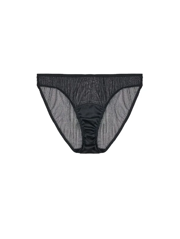 seamless adjustable - waist women briefs for a perfect fitFleur Du Jour Black Brief