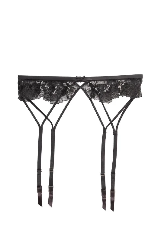 Lingerie Gift Sets for Women Sequin Violet suspender