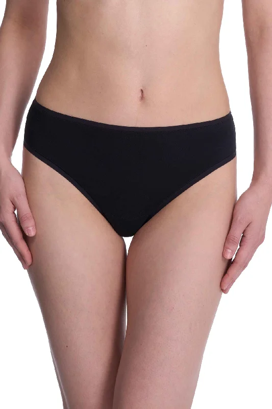high - cut women thongs for a leg - lengthening illusionBliss Bare Cotton Thong