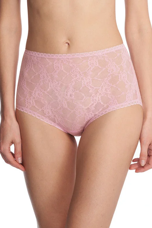 plus - size women briefs with wide elastic bands for comfortBliss Allure One-Size Lace Full Brief plus - size women briefs with wide elastic bands for comfortBliss Allure One-Size Lace Full Brief