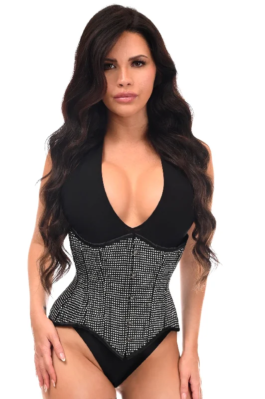hypoallergenic women bustiers and corsetsTop Drawer Rhinestone Double Steel Boned Underbust Waist Cincher Corset hypoallergenic women bustiers and corsetsTop Drawer Rhinestone Double Steel Boned Underbust Waist Cincher Corset