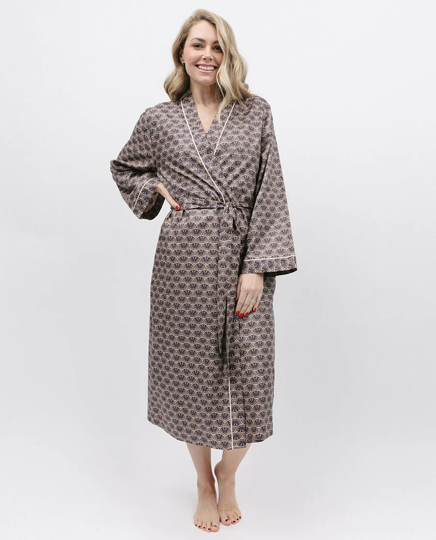 women robes with a dropped - shoulder designCyberJammies Lana Wrap Robe