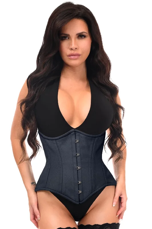 hypoallergenic women bustiers and corsetsTop Drawer Black Cotton Double Steel Boned Waist Training Corset Cincher hypoallergenic women bustiers and corsetsTop Drawer Black Cotton Double Steel Boned Waist Training Corset Cincher