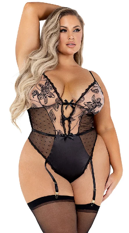 Sexy Lingerie for Women with Stockings Plus Size Sweet Revenge Teddy