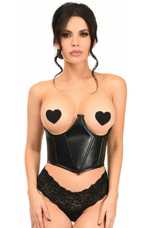 leather women bustiers and corsetsLavish Black Faux Leather Underwire Cincher Corset leather women bustiers and corsetsLavish Black Faux Leather Underwire Cincher Corset