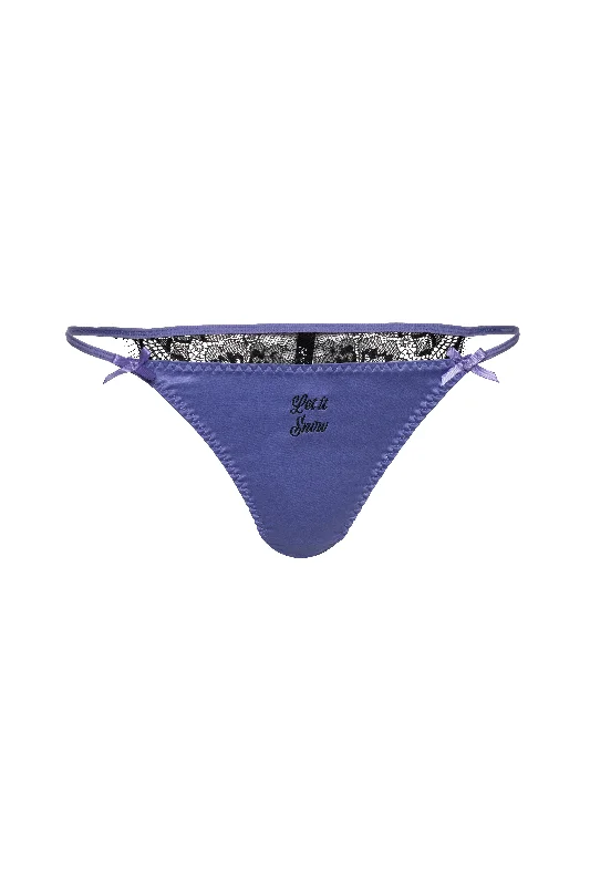 Eco-Friendly Organic Lingerie for Women Christmas Satin & Lace Panties®