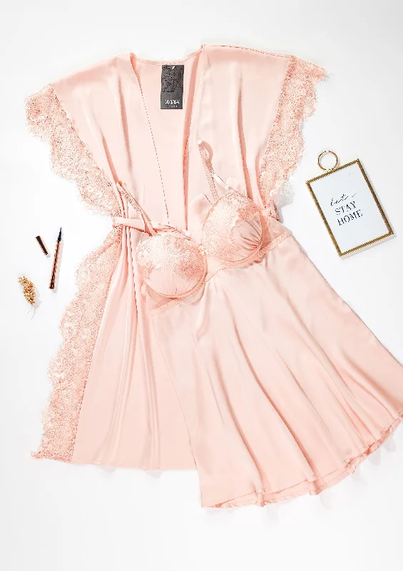 women robes with thermal - regulating propertiesRobe Set