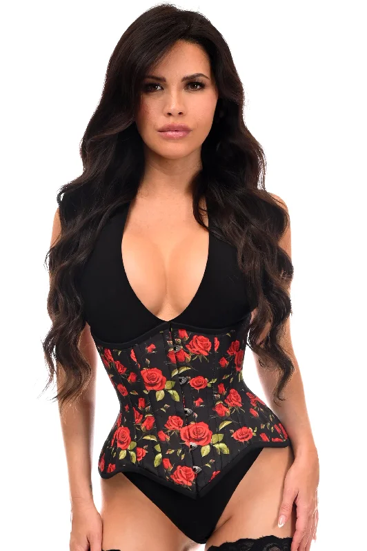 breathable women bustiers and corsets materialsTop Drawer Red Roses Double Steel Boned Waist Training Corset Cincher breathable women bustiers and corsets materialsTop Drawer Red Roses Double Steel Boned Waist Training Corset Cincher