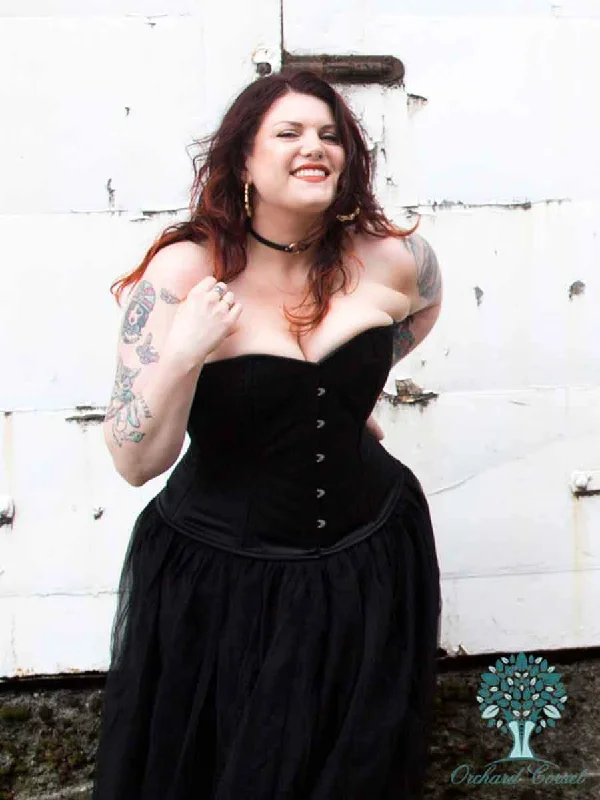 Gothic women bustiers and corsets aestheticPlus Size Satin Romantic Curve Standard Overbust Corset : CS-411 Gothic women bustiers and corsets aestheticPlus Size Satin Romantic Curve Standard Overbust Corset : CS-411