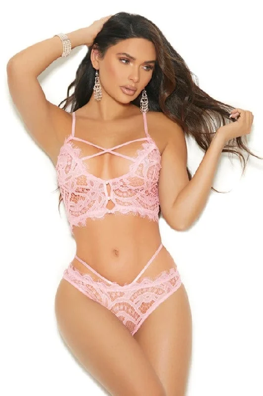 plus size friendly women sexy lingerieSexy Baby Pink Eyelash Lace Cami Top and Panty plus size friendly women sexy lingerieSexy Baby Pink Eyelash Lace Cami Top and Panty