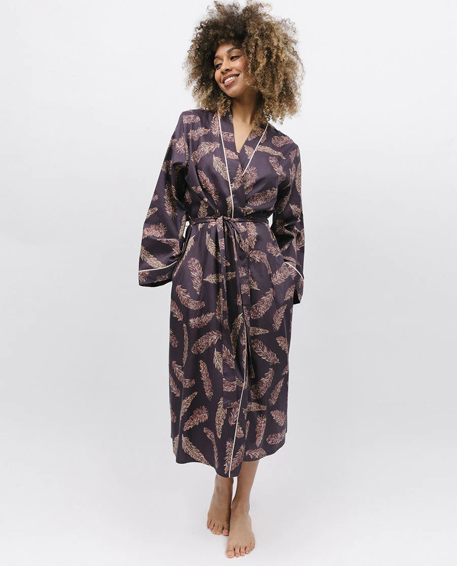 hypoallergenic women robes for sensitive skinCyberJammies Lana Wrap Robe
