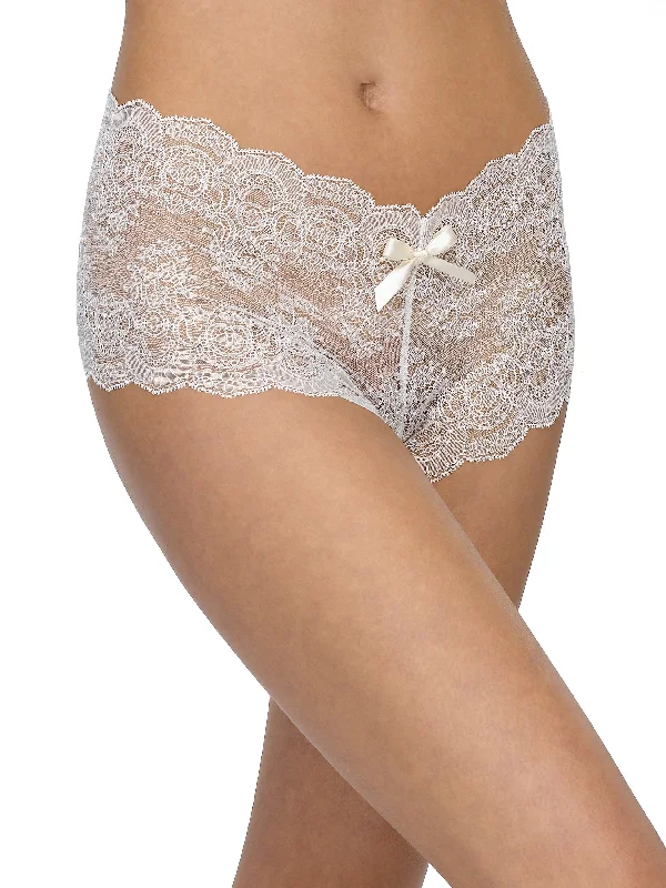 seamless wireless women briefs for a carefree fit&oh™ Luxe Lace Crotchless Brief