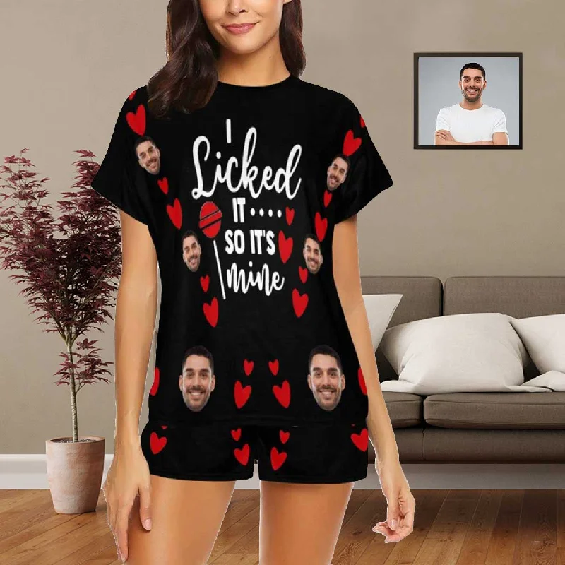 women's nightgowns for a stylish hospital stayPRICE DROP-Personalised Pjs Womens It's Mine Sleepwear Custom Boyfriend Face Women's Short Pajama Set women's nightgowns for a stylish hospital stayPRICE DROP-Personalised Pjs Womens It's Mine Sleepwear Custom Boyfriend Face Women's Short Pajama Set