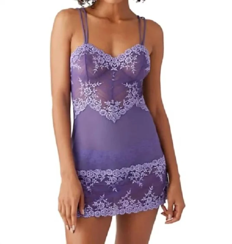women lounge dress for a maternity - friendly optionEmbrace Lace Chemise In Mystical/purple Rose women lounge dress for a maternity - friendly optionEmbrace Lace Chemise In Mystical/purple Rose