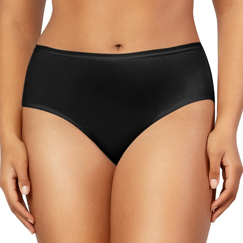 low - rise women briefs for a trendy and youthful lookPARFAIT Cozy Brief PP5032 Cotton Like Fabric Full Coverage - Black low - rise women briefs for a trendy and youthful lookPARFAIT Cozy Brief PP5032 Cotton Like Fabric Full Coverage - Black