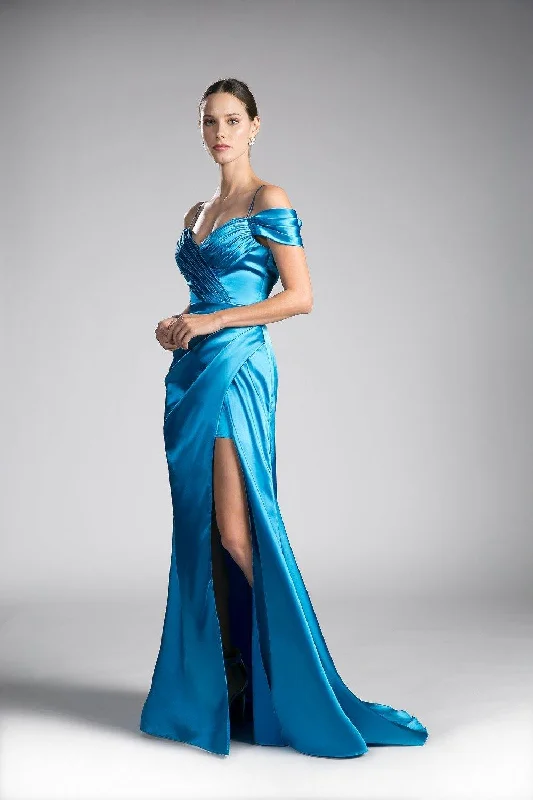 women sexy dresses with metallic accentsCinderella Divine CF297 Plus Size Prom Long Formal Dress