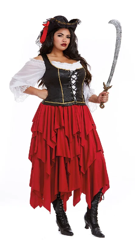 women cosplay costumes for family - groupsPlus Size Lady Matey Costume