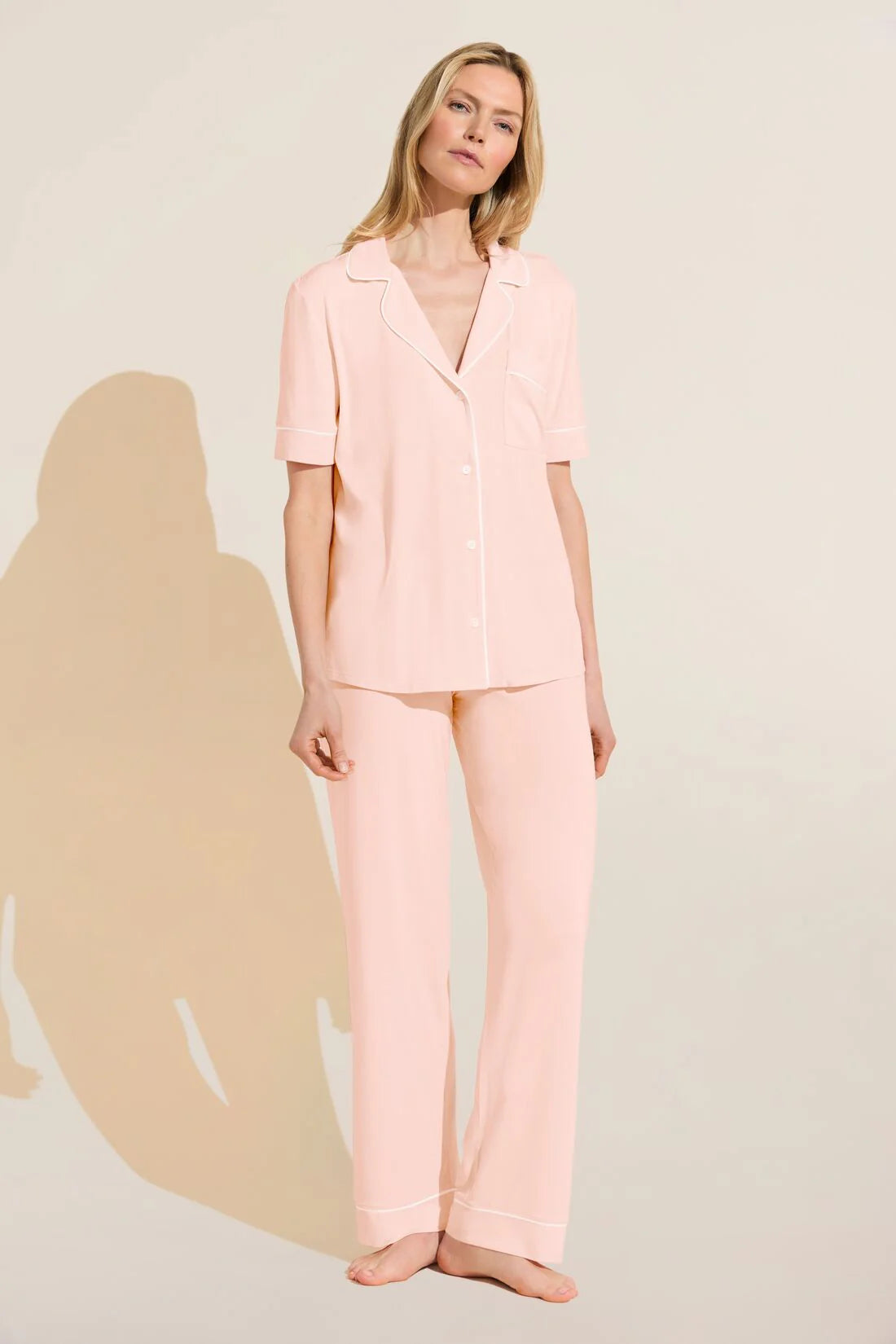 women's short - sleeve pajama sets for summer nightsGisele Short Sleeve PJ Set