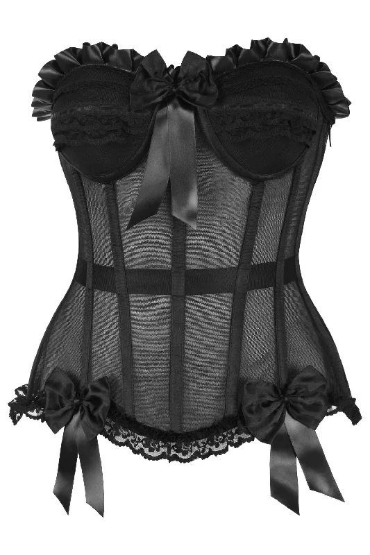 burlesque women bustiers and corsetsTop Drawer Steel Boned Black Mesh Underwire Bustier Corset burlesque women bustiers and corsetsTop Drawer Steel Boned Black Mesh Underwire Bustier Corset