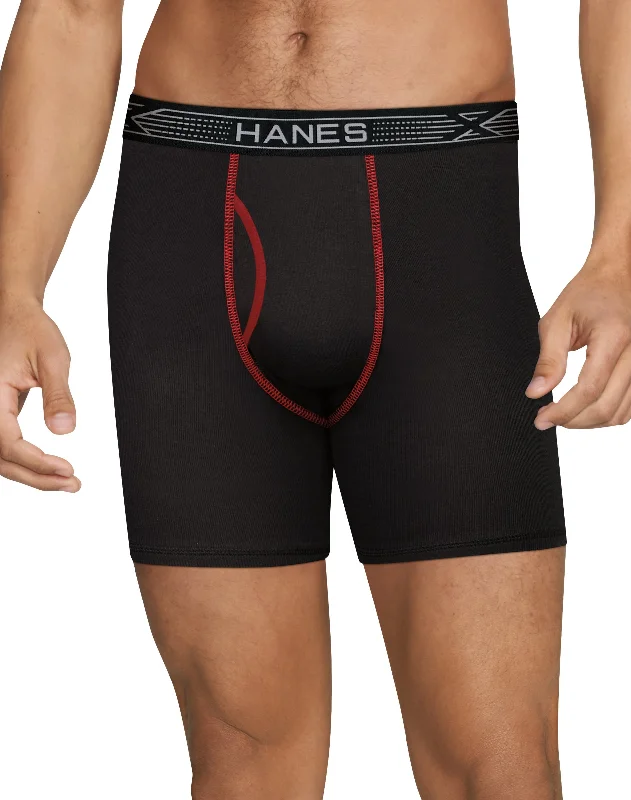seamless high - cut women briefs for a smooth silhouetteHanes Mens X-Temp Cotton Boxer Briefs Assorted 4-Pack