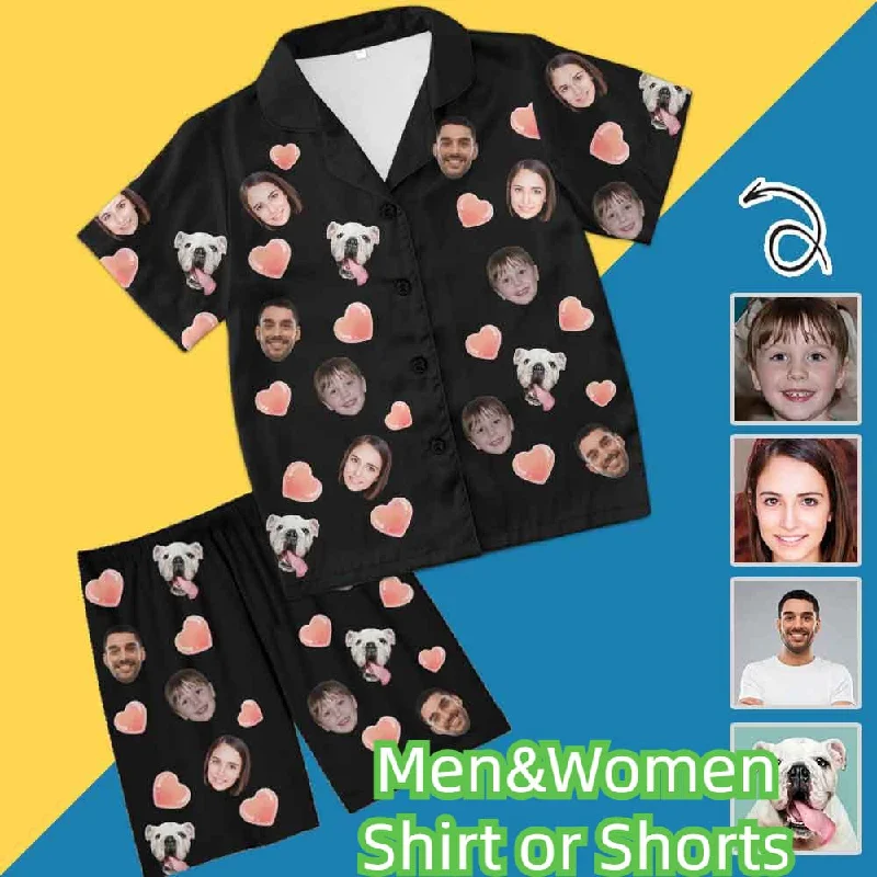 women's nightgowns with a matching robeCustom Face Love Pattern Men's and Women's Tie Dye Printed Pajamas Set Short Sleeve Tops With Shorts Lounge Set Casual Two-Piece Sleepwear women's nightgowns with a matching robeCustom Face Love Pattern Men's and Women's Tie Dye Printed Pajamas Set Short Sleeve Tops With Shorts Lounge Set Casual Two-Piece Sleepwear