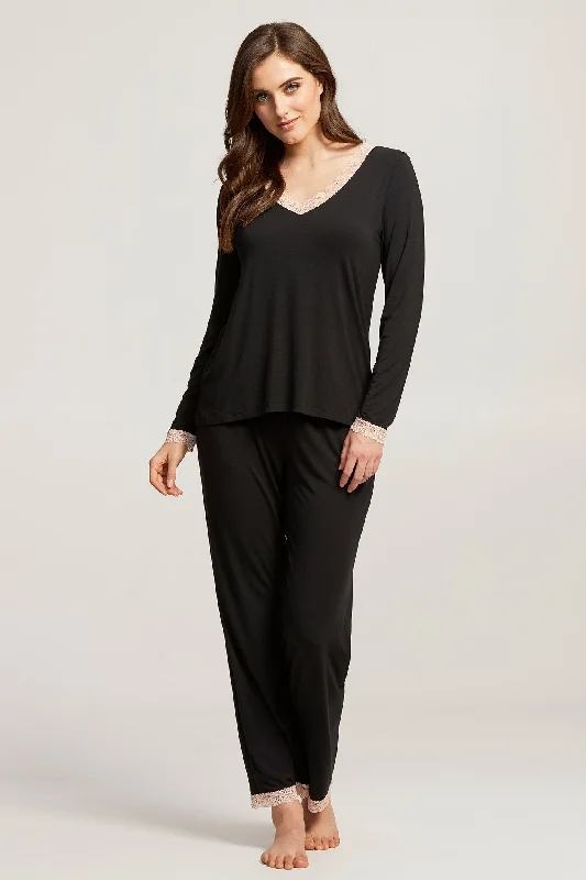 women's pajama sets with pockets for added convenienceLong Sleeve PJ Set