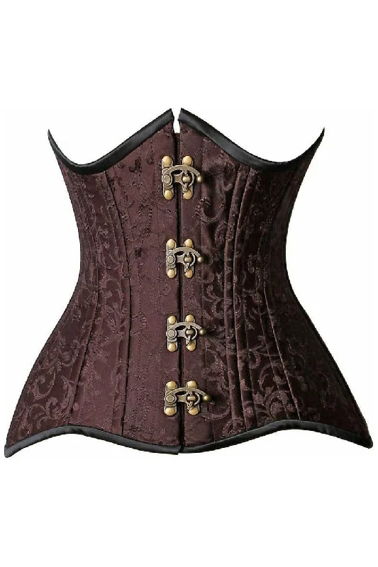 back lacing women bustiers and corsetsTop Drawer CURVY Brocade Double Steel Boned Under Bust Corset back lacing women bustiers and corsetsTop Drawer CURVY Brocade Double Steel Boned Under Bust Corset