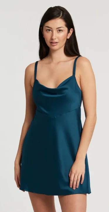 A - line women lounge dress for a flattering shape469 RYA HEAVENLY CHEMISE