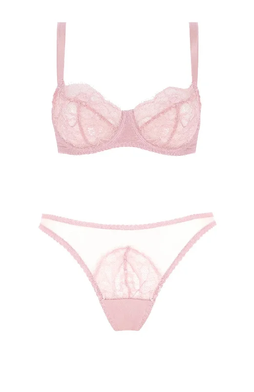 lace - trimmed women briefs with a feminine flairLyla Balcony Bra and Brief Set