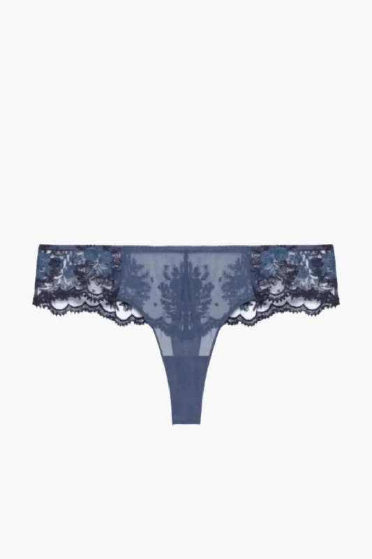 maternity women thongs for pregnant women's comfortIntrigue Tanga Thong in Cinder Blue maternity women thongs for pregnant women's comfortIntrigue Tanga Thong in Cinder Blue