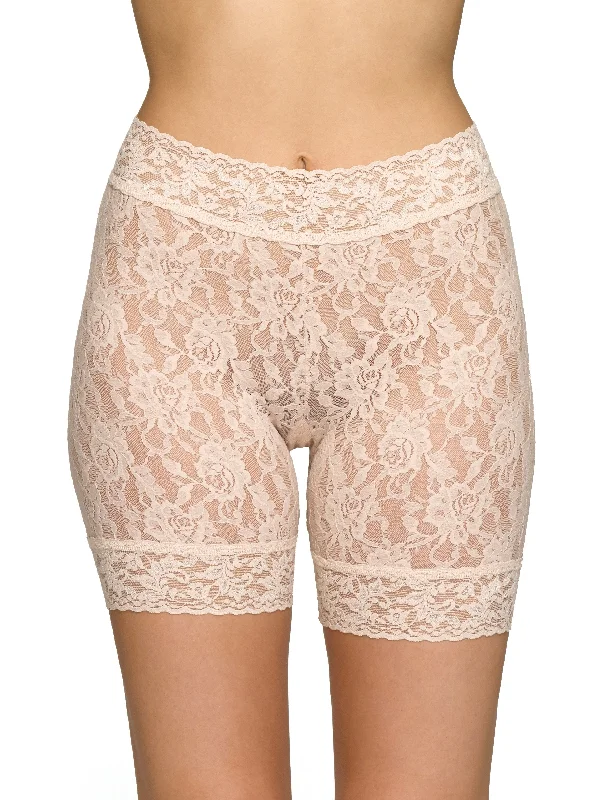Plus Size Lace Lingerie for Women Signature Lace Bike Short Chai