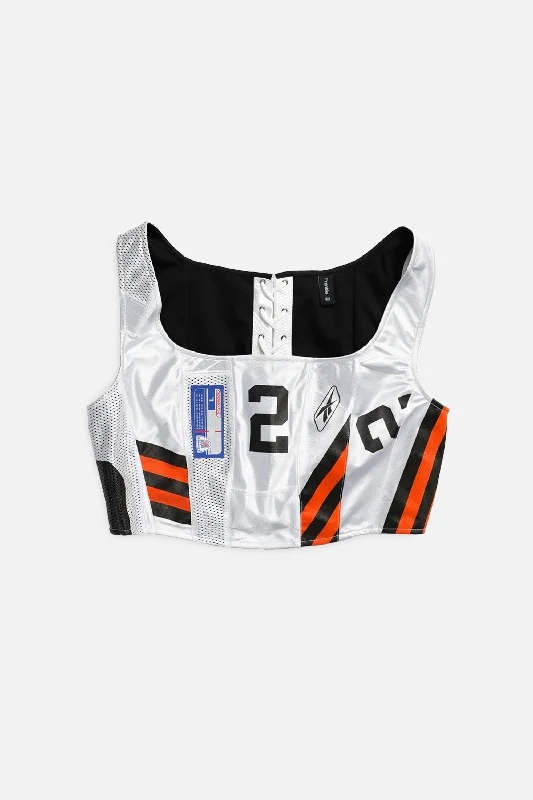 vintage women bustiers and corsets replicasRework Cleveland Browns NFL Corset - XXL