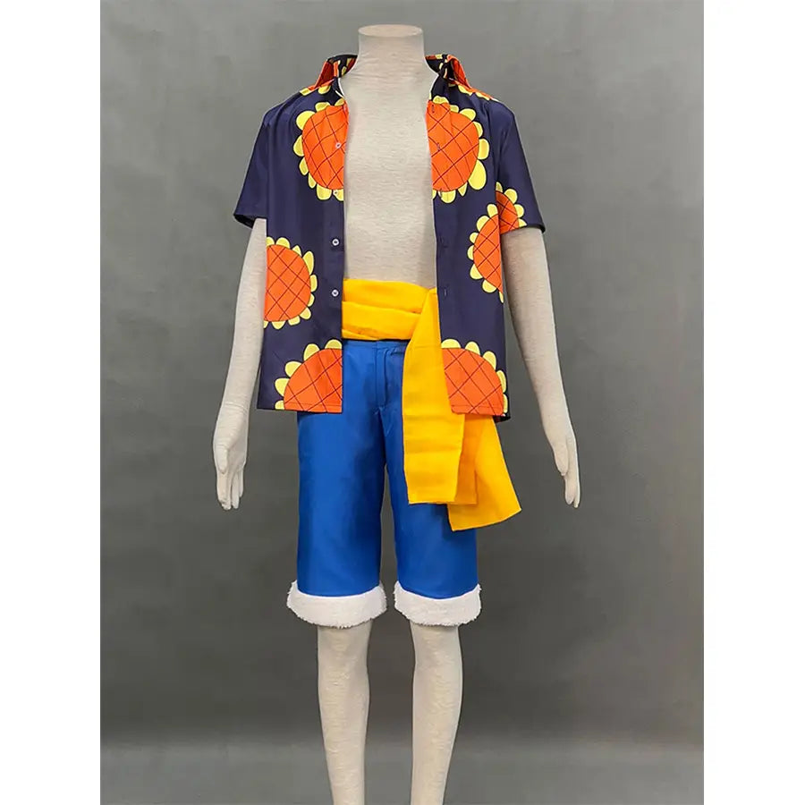 Japanese Anime Monkey D. Luffy Cosplay Costume C07418