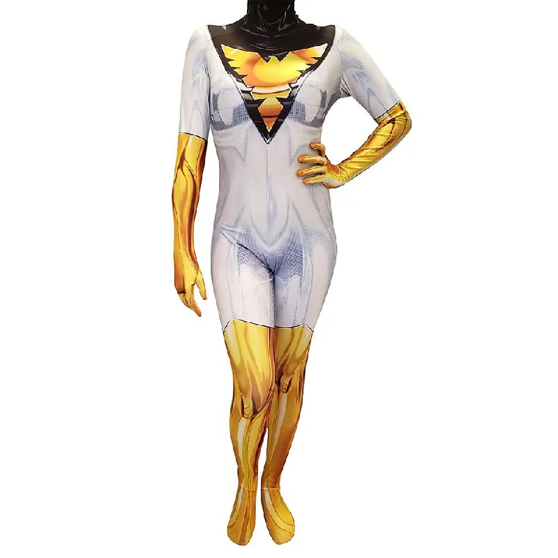 Organic Cotton Bodysuits for an Eco - Friendly and Comfortable OptionX-Men White Phoenix Suit