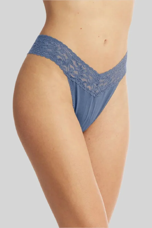 seamless convertible women thongs for versatile stylingWashed Indigo Supima Cotton Low Rise Thong seamless convertible women thongs for versatile stylingWashed Indigo Supima Cotton Low Rise Thong